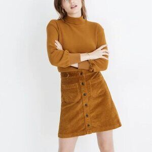 NWT Madewell Corduroy Mini Skirt Size 0